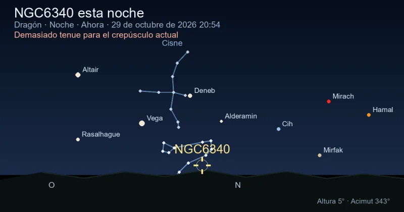 NGC6340 esta noche
