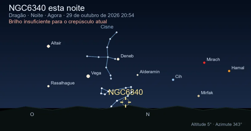 NGC6340 esta noite