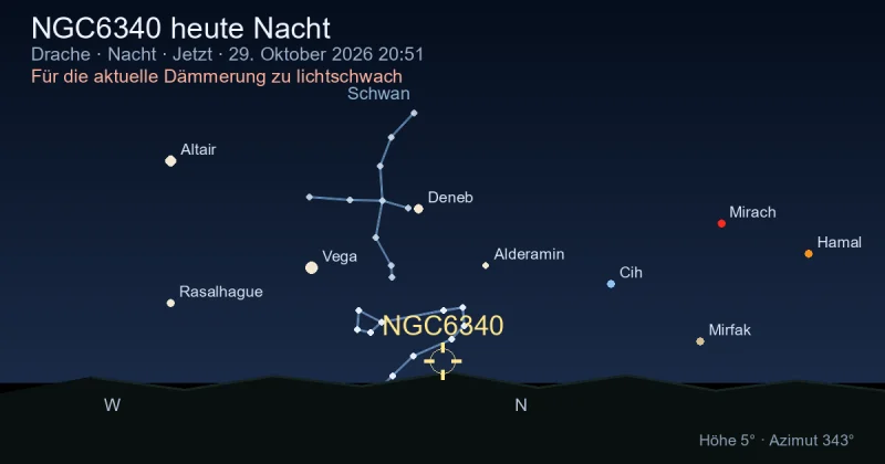 NGC6340 heute Nacht