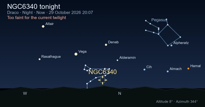 NGC6340 tonight