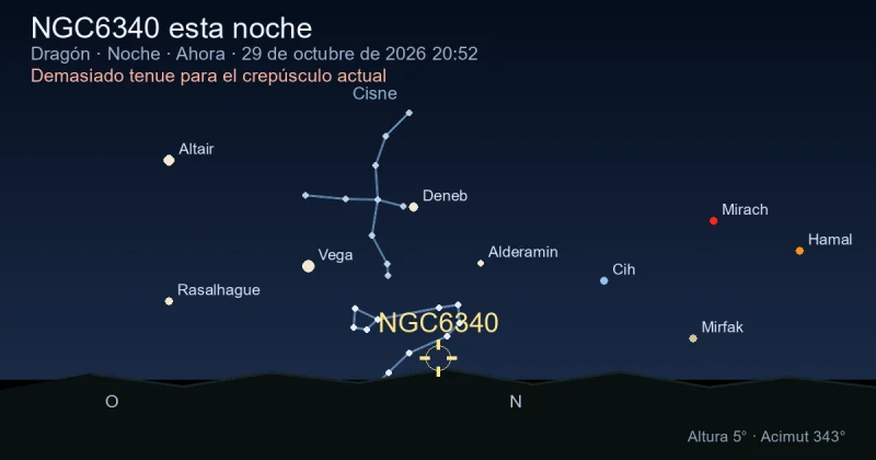 NGC6340 esta noche