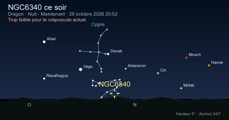 NGC6340 ce soir