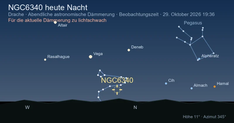 NGC6340 heute Nacht