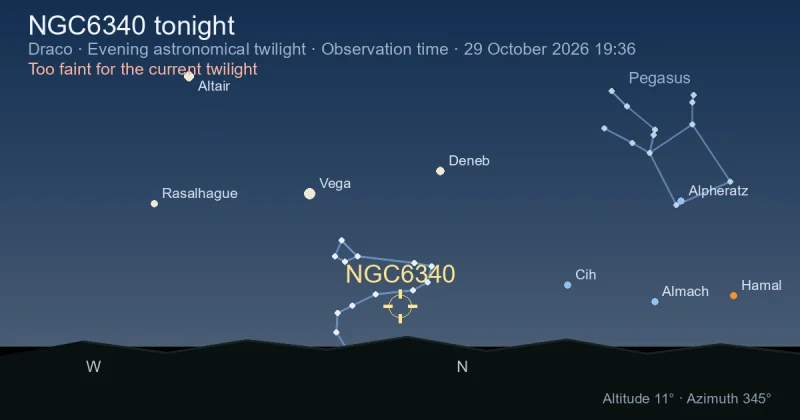 NGC6340 tonight