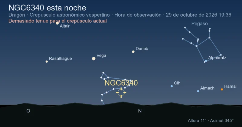 NGC6340 esta noche
