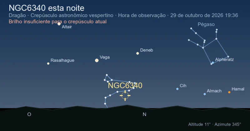 NGC6340 esta noite