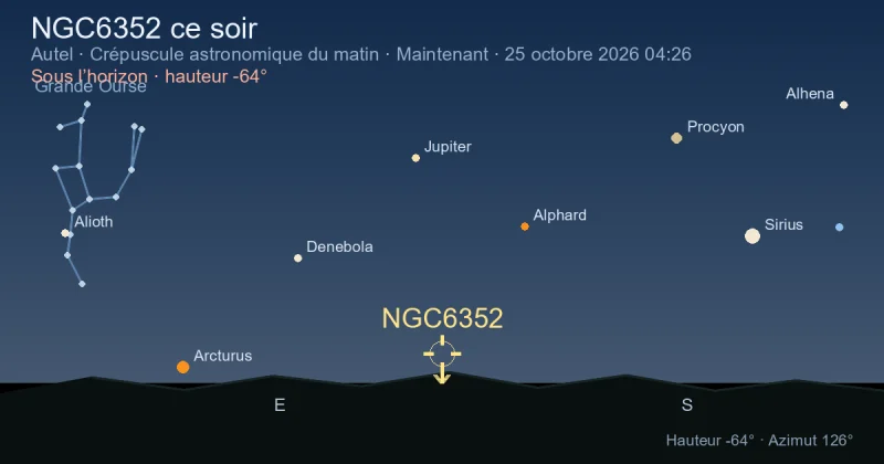 NGC6352 ce soir