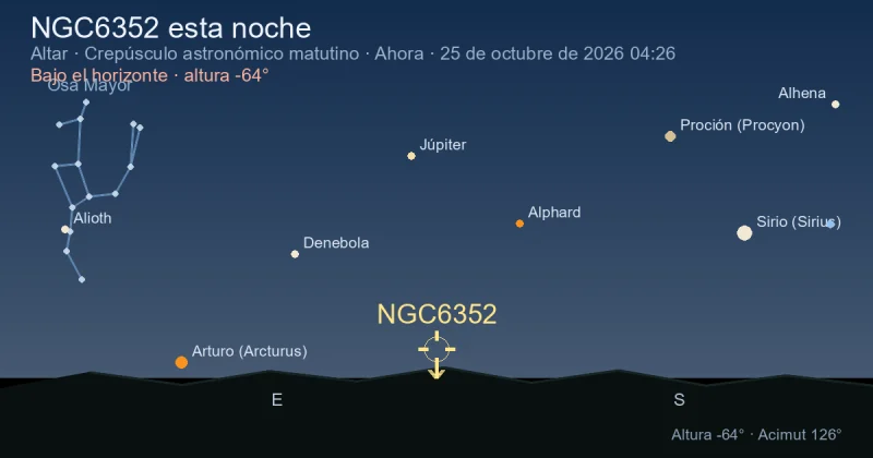 NGC6352 esta noche