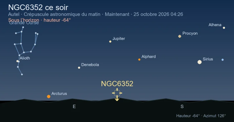 NGC6352 ce soir