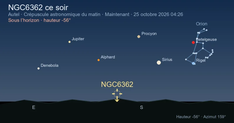 NGC6362 ce soir