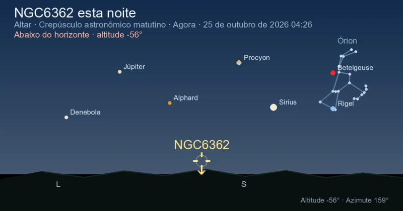 NGC6362 esta noite