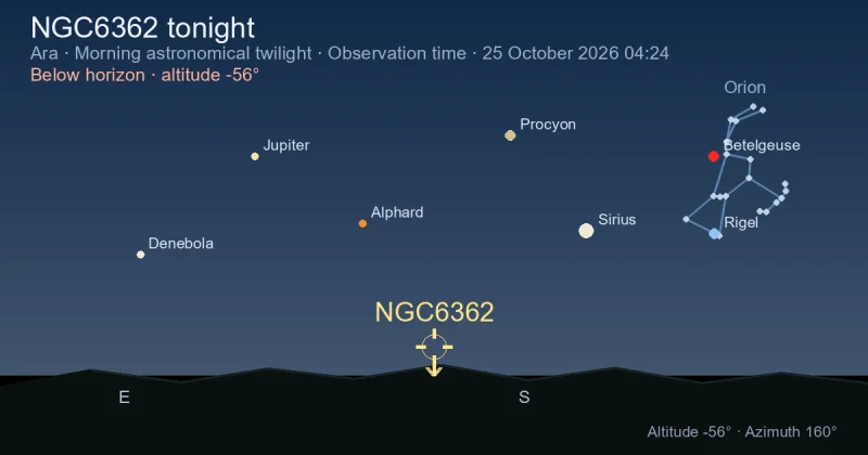 NGC6362 tonight