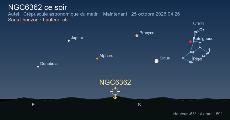 NGC6362 ce soir