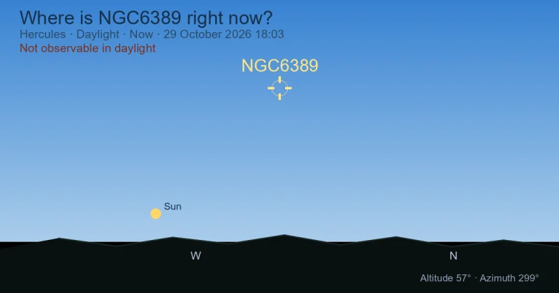 Where is NGC6389 right now?