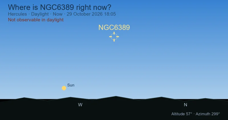 Where is NGC6389 right now?
