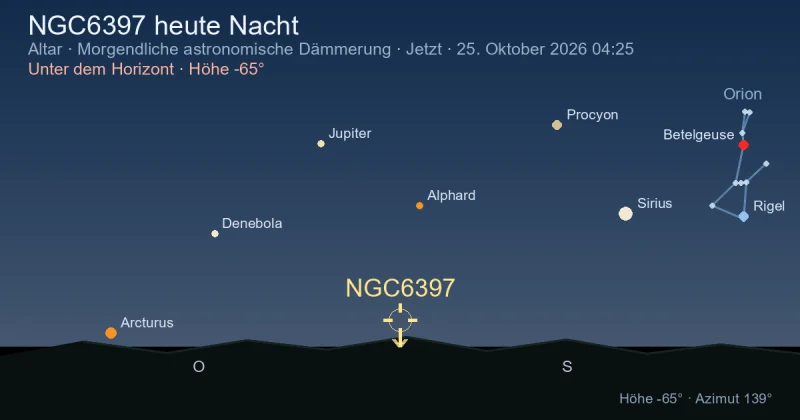 NGC6397 heute Nacht