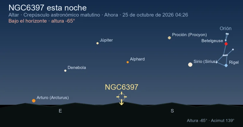 NGC6397 esta noche