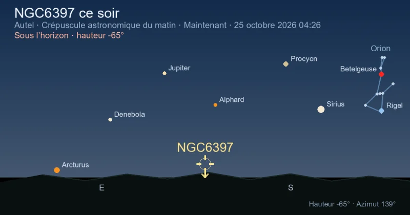 NGC6397 ce soir