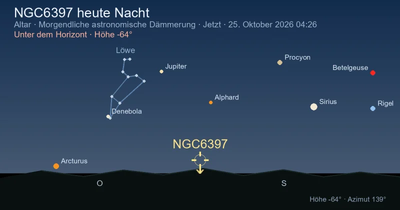 NGC6397 heute Nacht