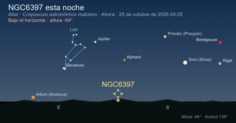 NGC6397 esta noche