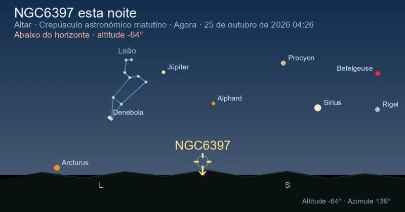 NGC6397 esta noite
