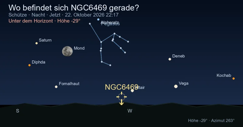 Wo befindet sich NGC6469 gerade?