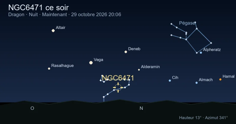 NGC6471 ce soir