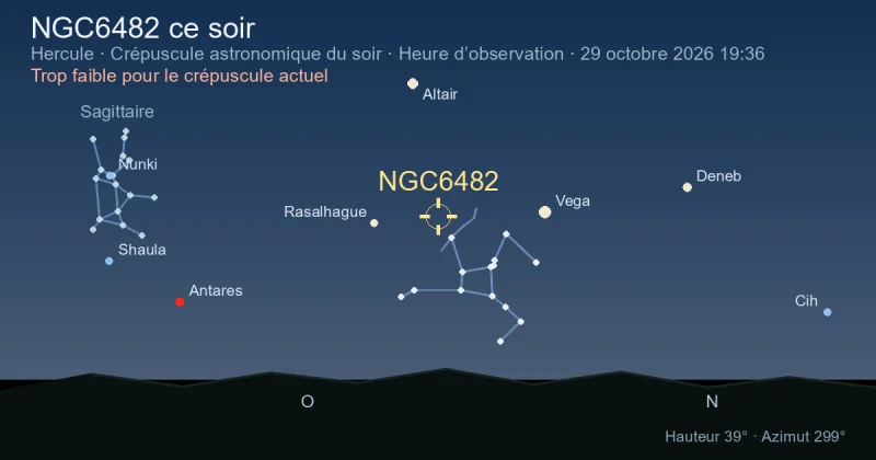 NGC6482 ce soir