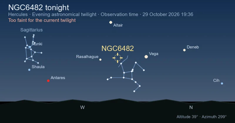 NGC6482 tonight
