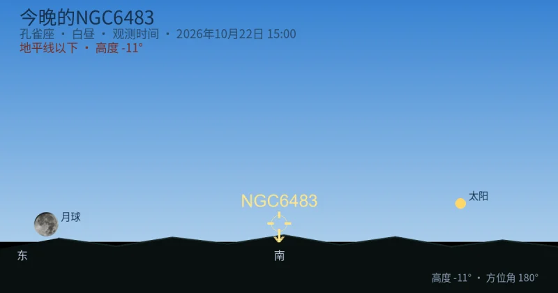 今晚的NGC6483
