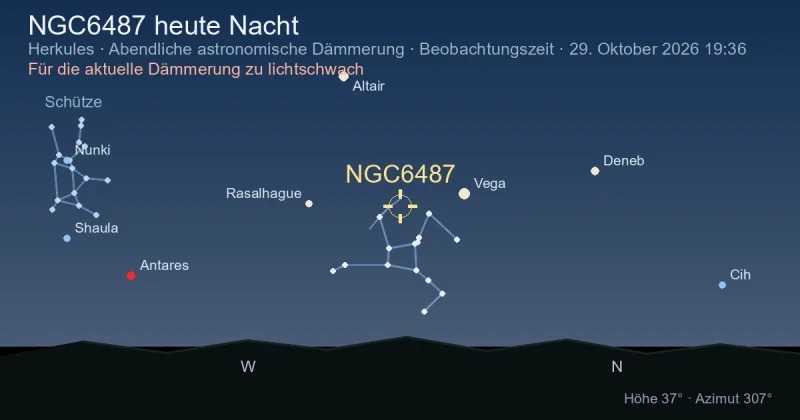 NGC6487 heute Nacht