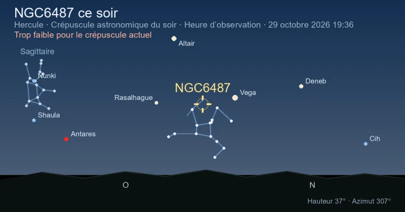 NGC6487 ce soir