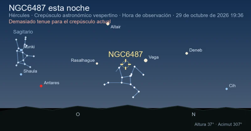 NGC6487 esta noche