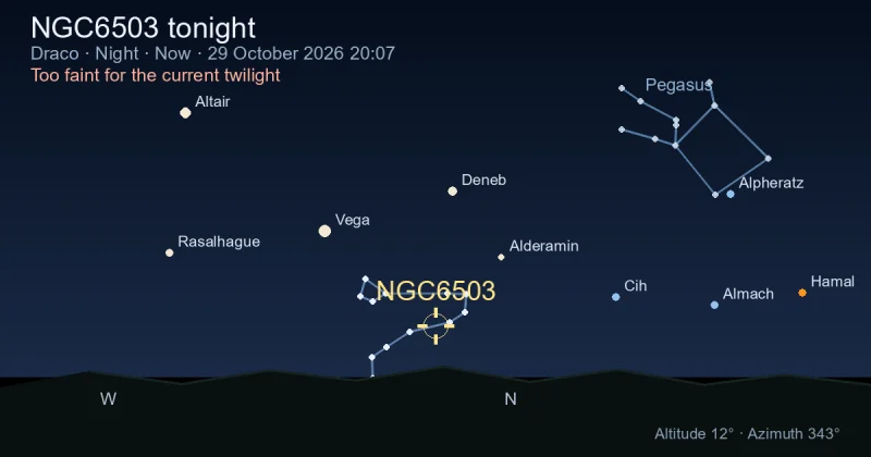 NGC6503 tonight