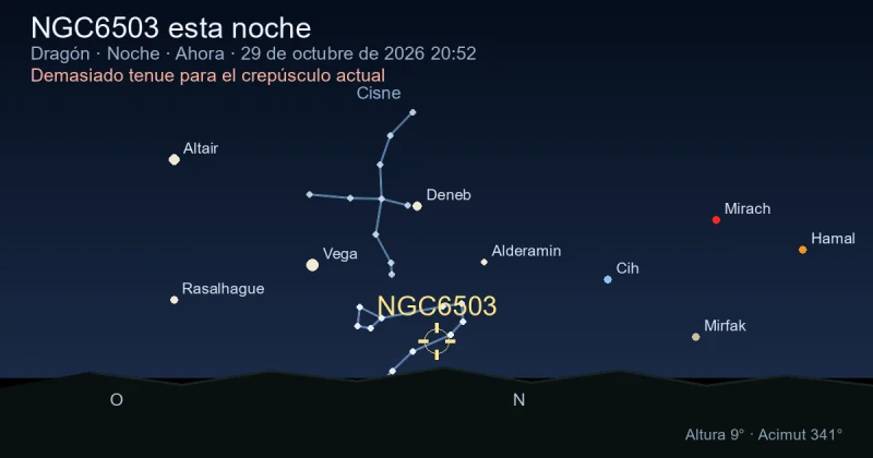 NGC6503 esta noche