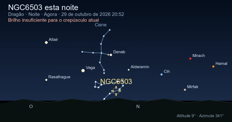 NGC6503 esta noite