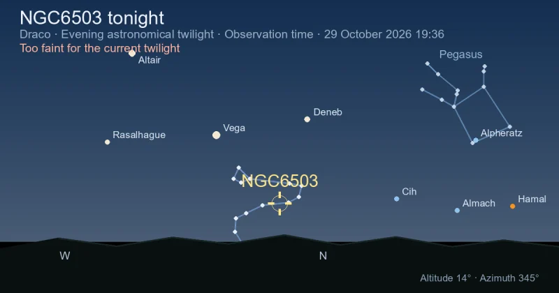 NGC6503 tonight