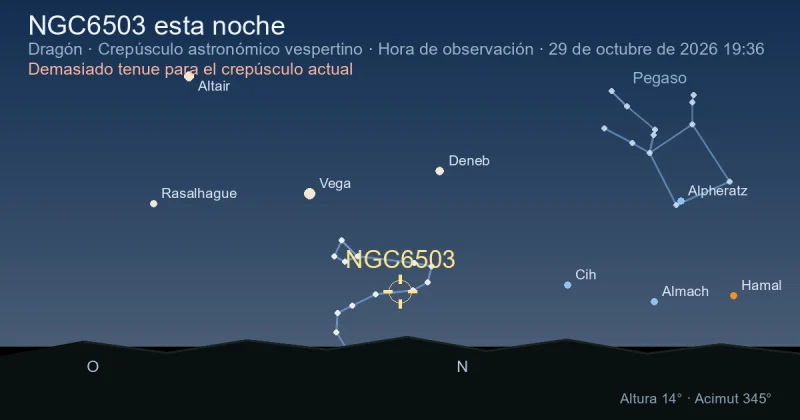 NGC6503 esta noche