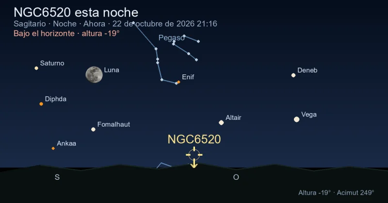 NGC6520 esta noche