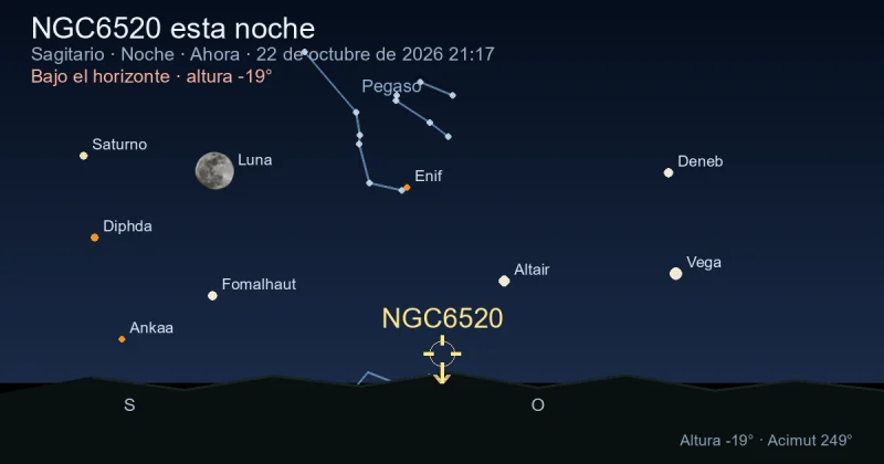 NGC6520 esta noche