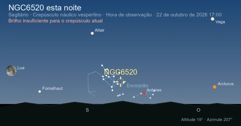 NGC6520 esta noite