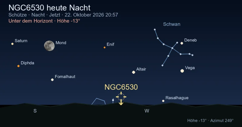 NGC6530 heute Nacht