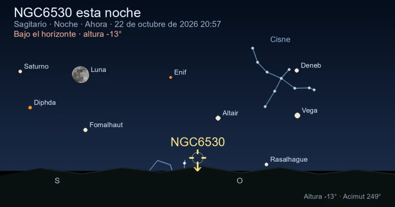 NGC6530 esta noche