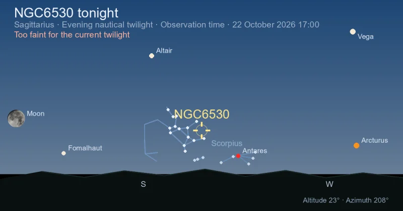 NGC6530 tonight
