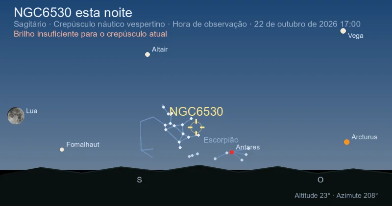 NGC6530 esta noite