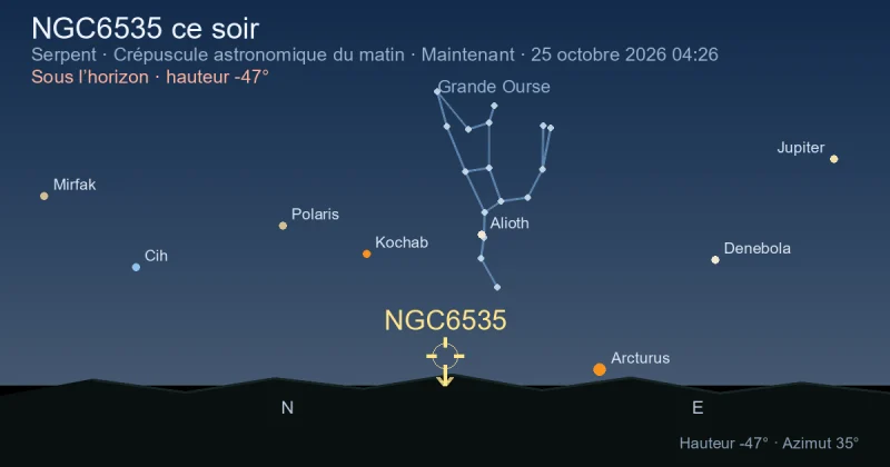 NGC6535 ce soir