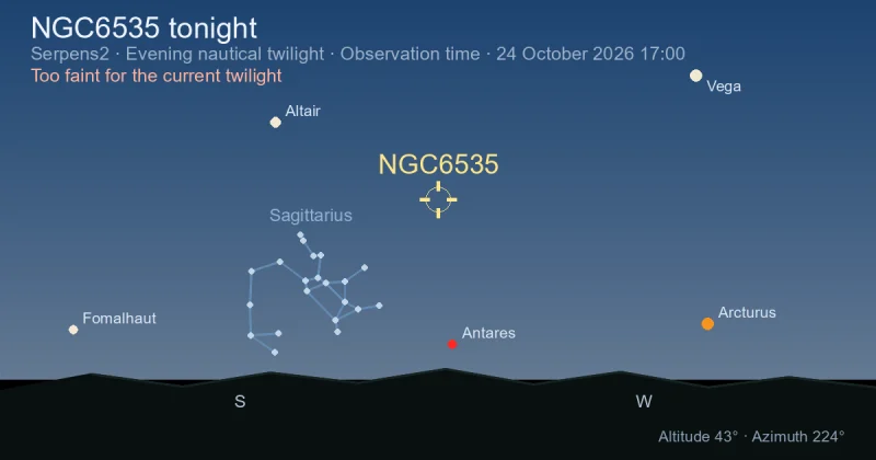 NGC6535 tonight