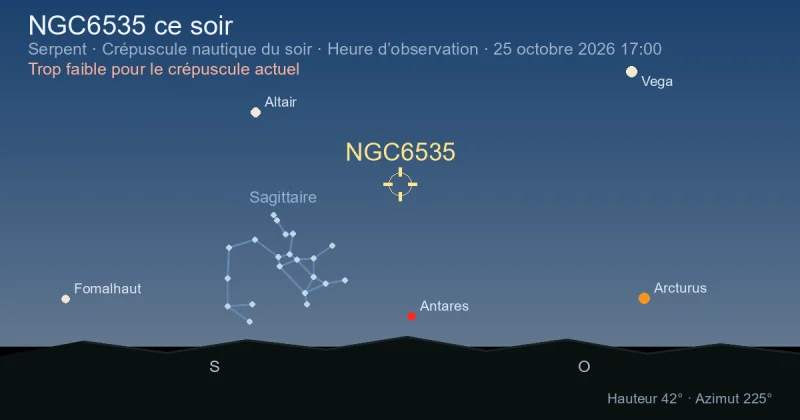 NGC6535 ce soir