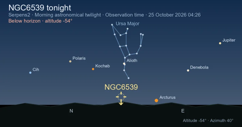NGC6539 tonight