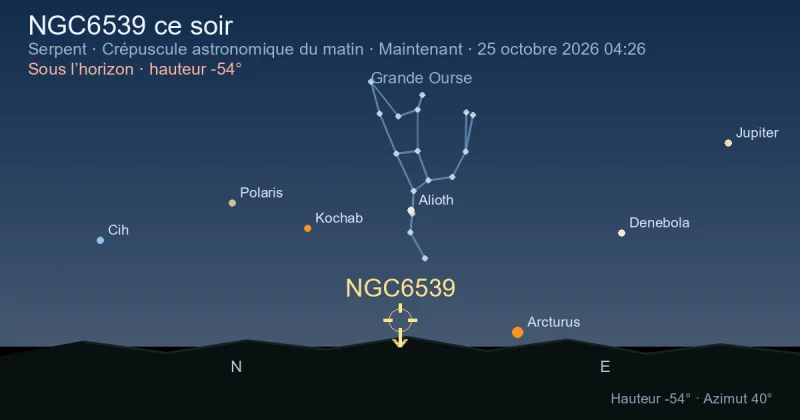 NGC6539 ce soir